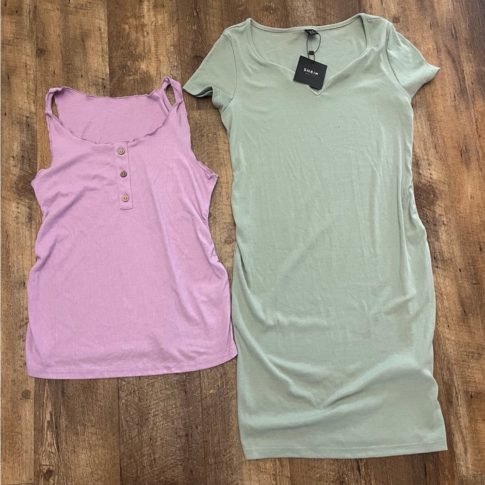 Women's Tops - Green and Purple